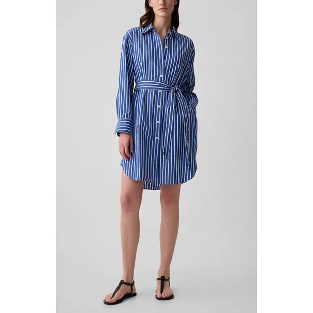 Gap Women - Organic Cotton Stripe Mini Shirtdress / S / NWOT